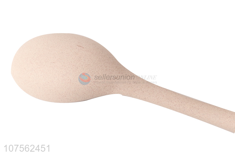 New Design Long Handle Wheat Straw Cooking Spoon