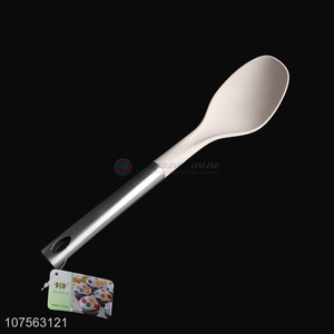 High Sales Cooking Tools Straw Spoon With Stainless Steel Handle