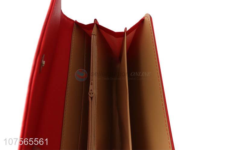 New products envelope style ladies purse foldable long wallet