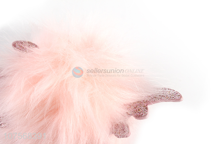Good sale plush bag pendant pom pom key chain swing key chain