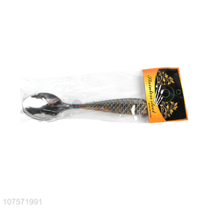 Fashion Fish Scales Design Stainless Steel Spoon