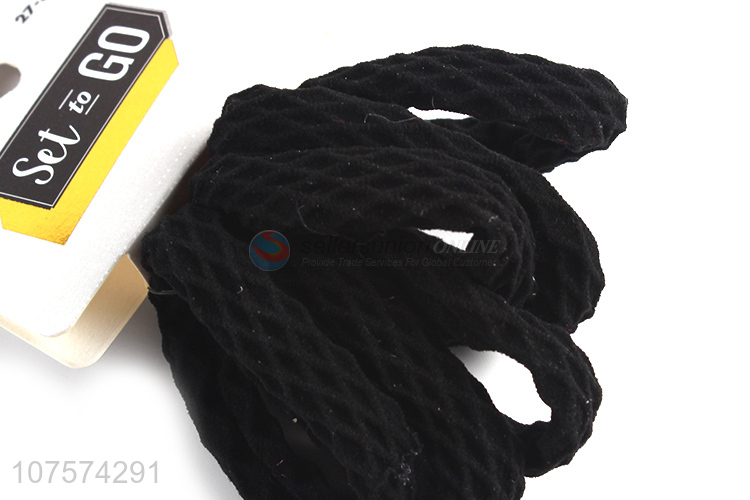 Good sale seamless toweling hair bands terry cloth hair ties hair ring