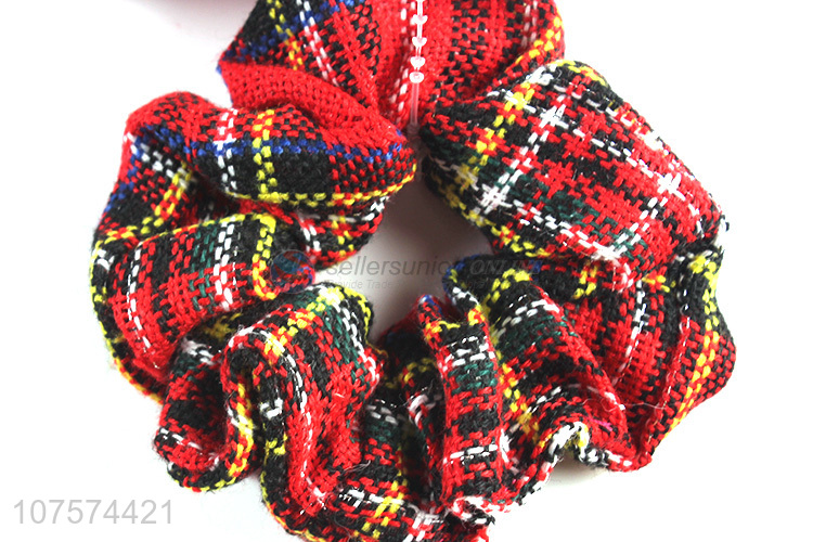 High quality elastic fabric hair scrunchies Korean style hair bands for female