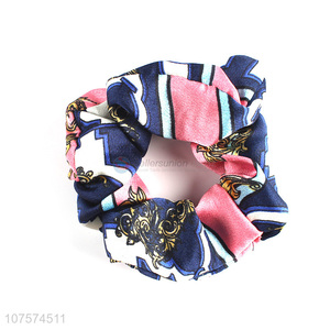 Factory price beautiful hair accessories elastic hair scrunchies for women