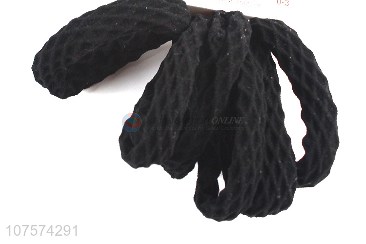 Good sale seamless toweling hair bands terry cloth hair ties hair ring