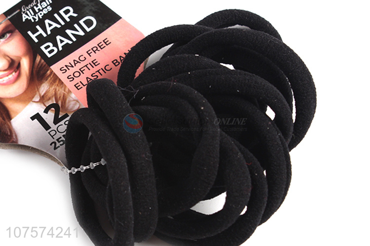 Latest arrival terry cloth hair bands elastic hair ropes hair ties