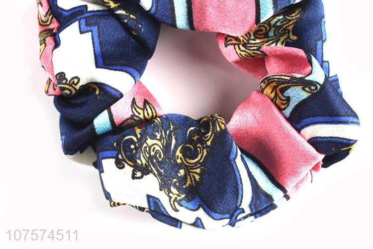 Factory price beautiful hair accessories elastic hair scrunchies for women