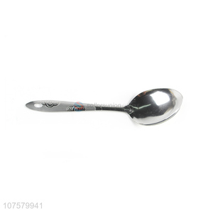 Low price stainless iron serving spoon table spoon for buffet