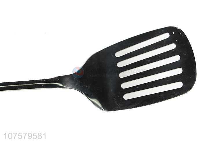 Hot sale stainless steel slotted fish turner kitchen spatula