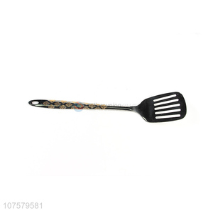 Hot sale stainless steel slotted fish turner kitchen spatula