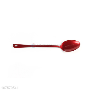 New arrival colored large stainless iron serving spoon for buffet and restaurant