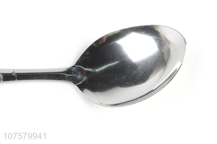 Low price stainless iron serving spoon table spoon for buffet