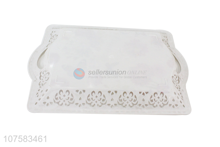 Custom Plastic Food Salver Hotel Restaurant Serving Tray