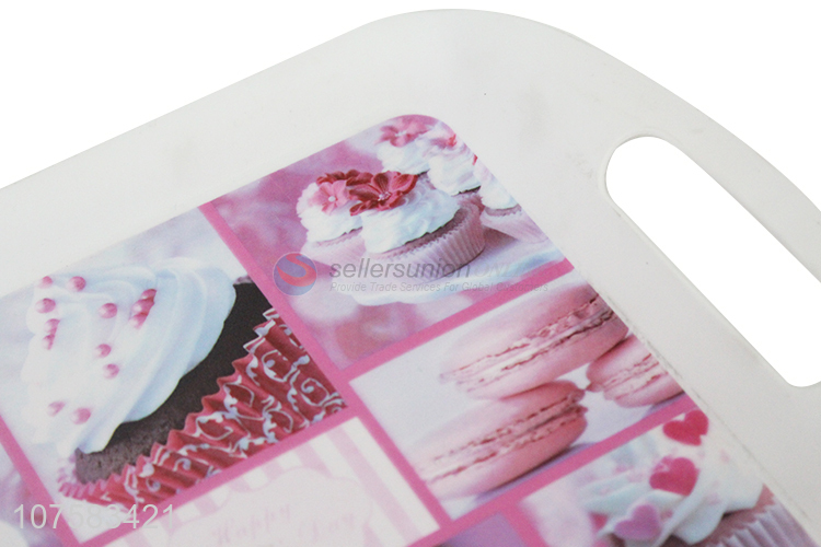 Popular Color Printing Plastic Tray Food Tray With Handle