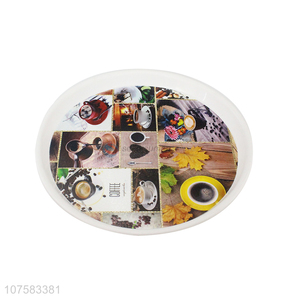 Good Quality Round Plastic Tray Fashion Serving Tray