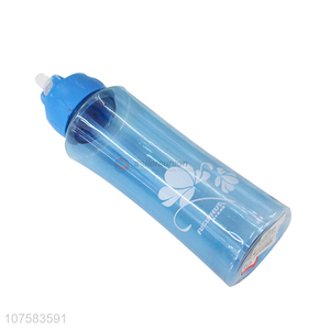 New Arrival Plastic Water Bottle With Straw And Handle