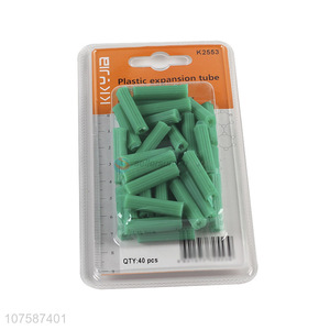 Good factory price 6x25mm green plastic expansion tube