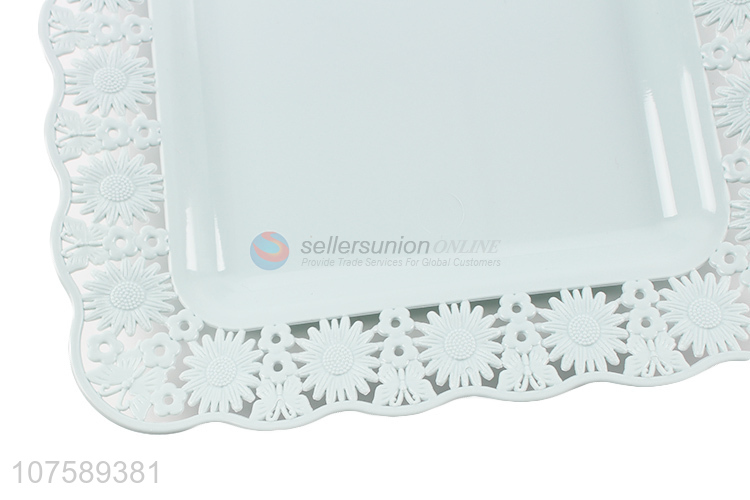 Top Quality Plastic Square Plates Fashion Dinner Plate