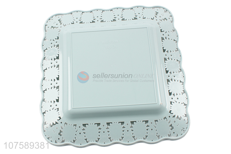 Top Quality Plastic Square Plates Fashion Dinner Plate