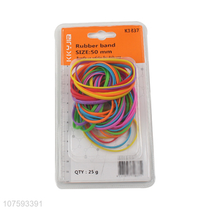 New arrival 50mm candy colors rubber bands