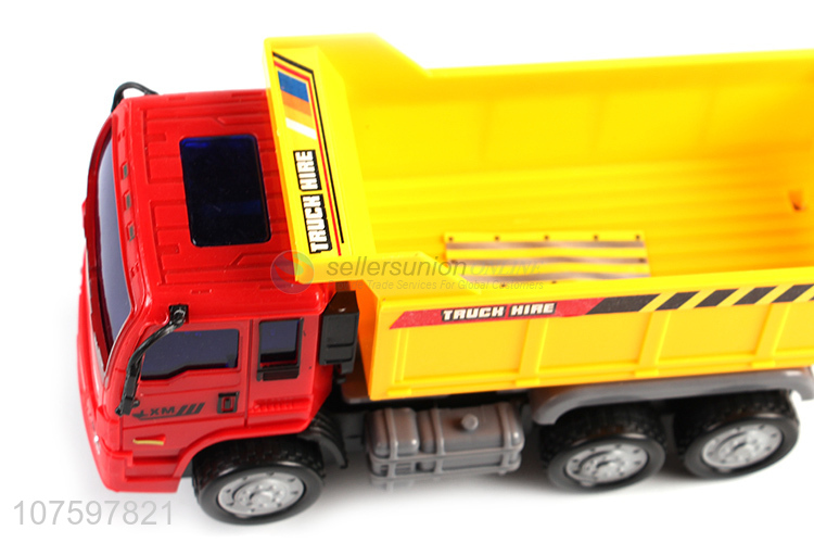 New products kids toy construction truck electric tip lorry with music