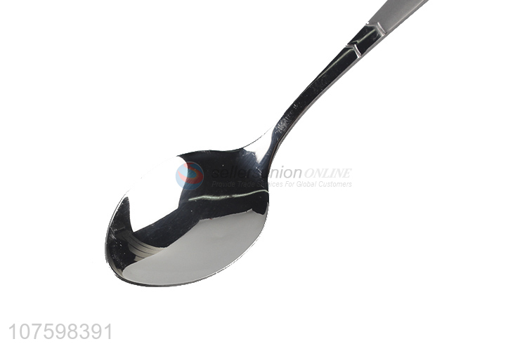 Bottom Price Stainless Steel Spoon Fashion Kichen Metal Spoon