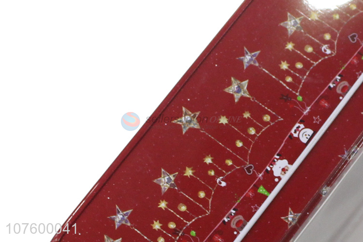 Wholesale Rectangle Christmas Decoration Tin Box Gift Box