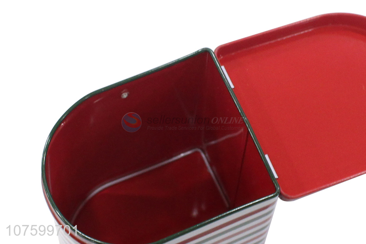 Fashion Design Christmas Tin Box Candy Box Storage Box