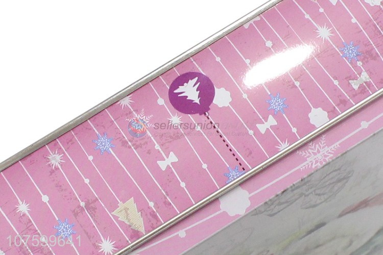 Popular Color Printing Christmas Gift Box Square Tin Box