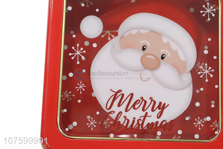 Hot Sale Colorful Christmas Tin Box Candy Box Storage Box