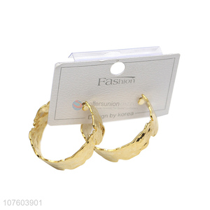 Best selling chunky hoop earrings stylish earrings for ladies