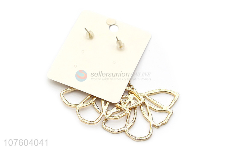 New design ballet dancer shape alloy earrings personalized jewellry