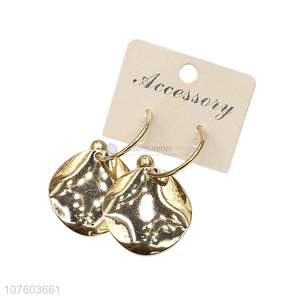 New products gold drop earrings personalized alloy earrings