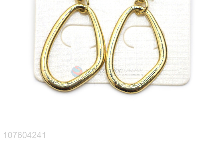 Good quality irregular chunky alloy earrings fashion ornament jewelry