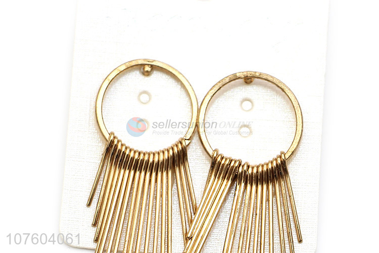 Factory price bohemian geometric earring alloy statement earrings