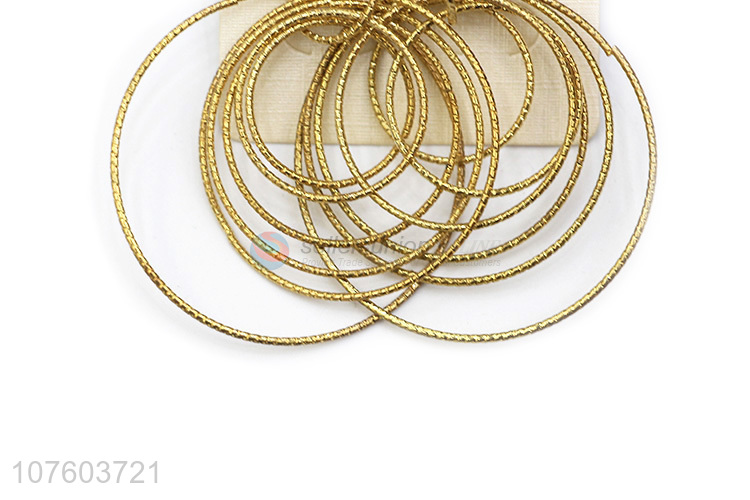 Hot products multiple hoop earrings women circle earrings jewelry