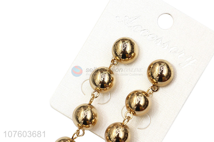 Best selling women earrings bead drop earrings fashion jewellry