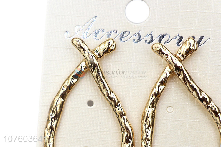 New arrival irregular chunky alloy stud earrings personalized earrings