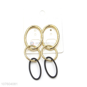 New arrival circle dangle earrings geometric earrings for women