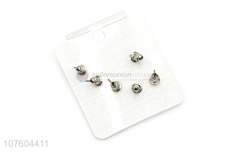 Latest arrival lovely carrot stud earring set pearl earring set