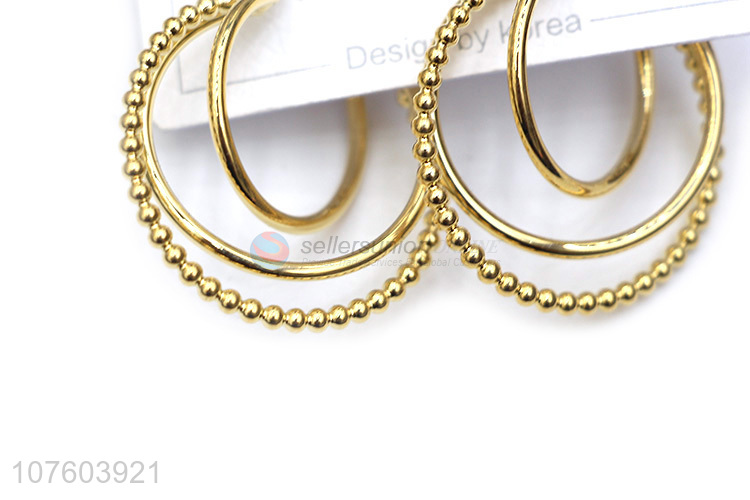 Factory direct sale round earrins hoop earrings fashion ornaments