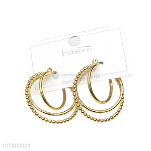 Factory direct sale round earrins hoop earrings fashion ornaments