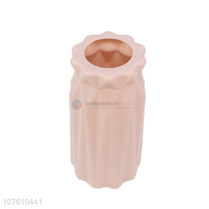 High quality office desktop imitation porcelain vase plastic flower vase