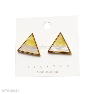 New Arrival Triangle Earring Popular Temperament Stud Earrings