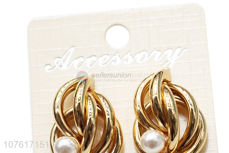 Good Quality Metal Ear Stud Ladies Earring For Sale