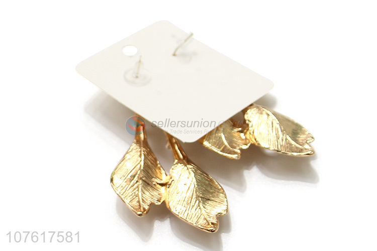 Creative Design Flower Shape Alloy Earrings Fashion Ladies Jewelry