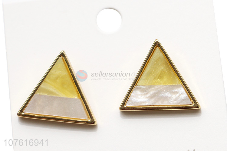 New Arrival Triangle Earring Popular Temperament Stud Earrings