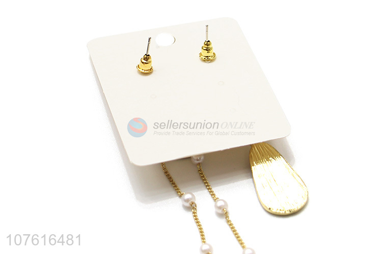 Fashion Asymmetric Design Elegant Alloy Earring For Women