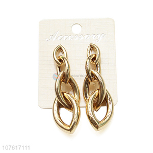 Good Price Iron Chain Drop Earring Exaggerated Earrings