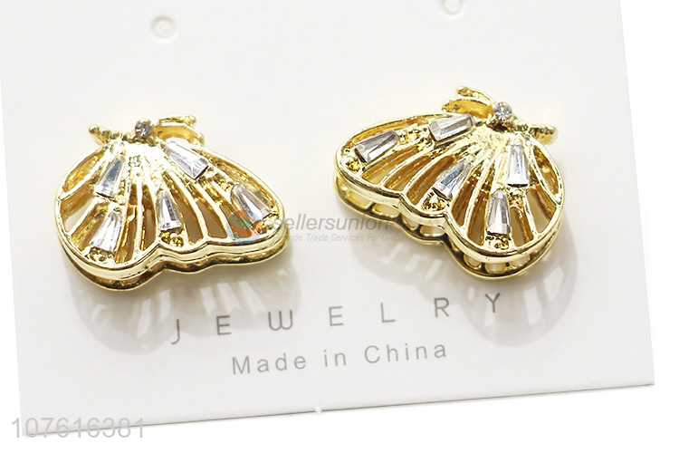 New Arrival Delicate Butterfly Shape Ear Stud Fashion Earrings